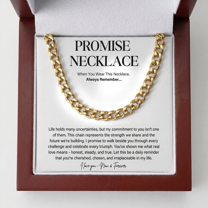 Necklace and card inside — For Him