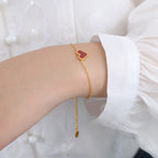 Véline Heart Necklace | Bracelet | Earrings