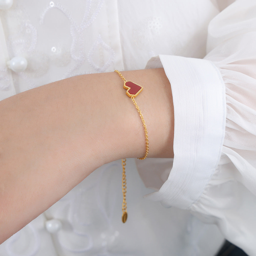 Véline Heart Necklace | Bracelet | Earrings