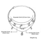 Éclat Cross Layered Anklet