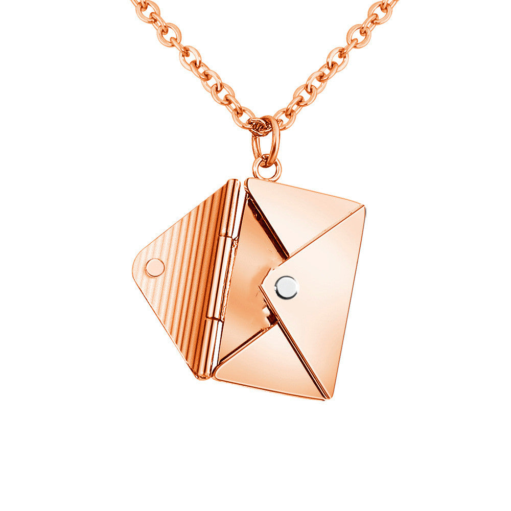 Opaline Envelope Necklace