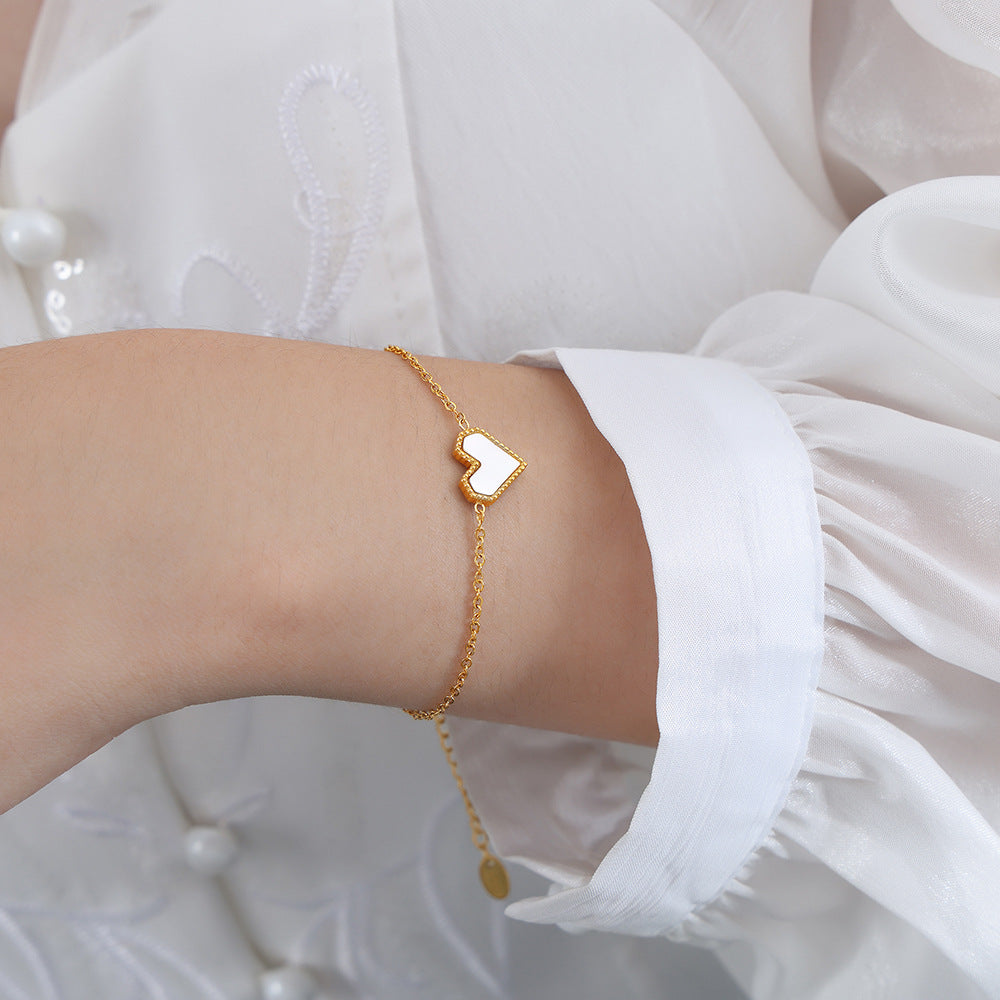 Véline Heart Necklace | Bracelet | Earrings