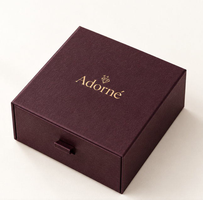 Coffret cadeau de bijoux Adorné