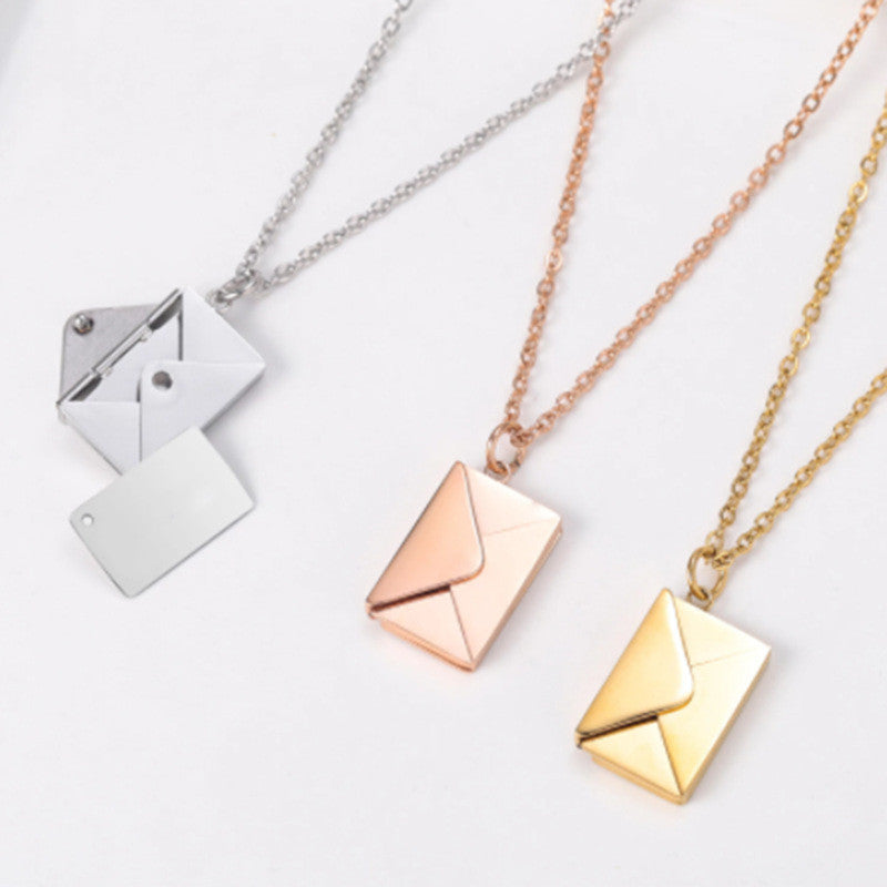 Opaline Envelope Necklace