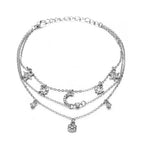 Éclat Cross Layered Anklet